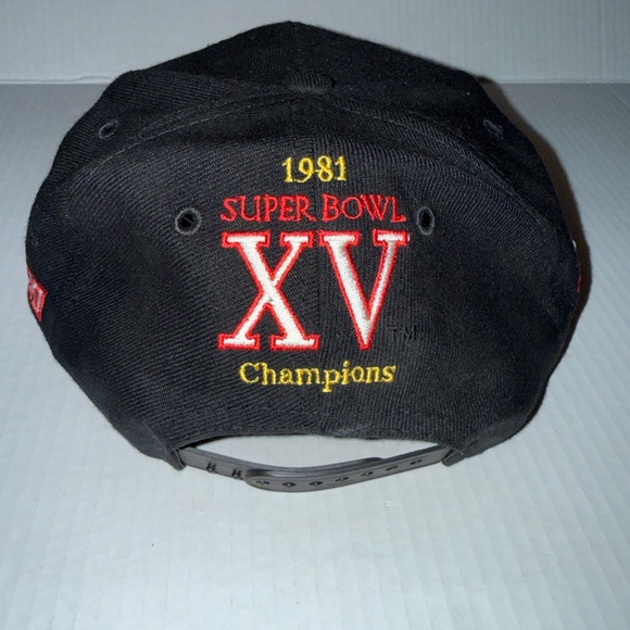 Vintage Raiders Super Bowl Champions Snapback Hat Annco Wool Blend Taiwan Rare - Picture 3 of 9